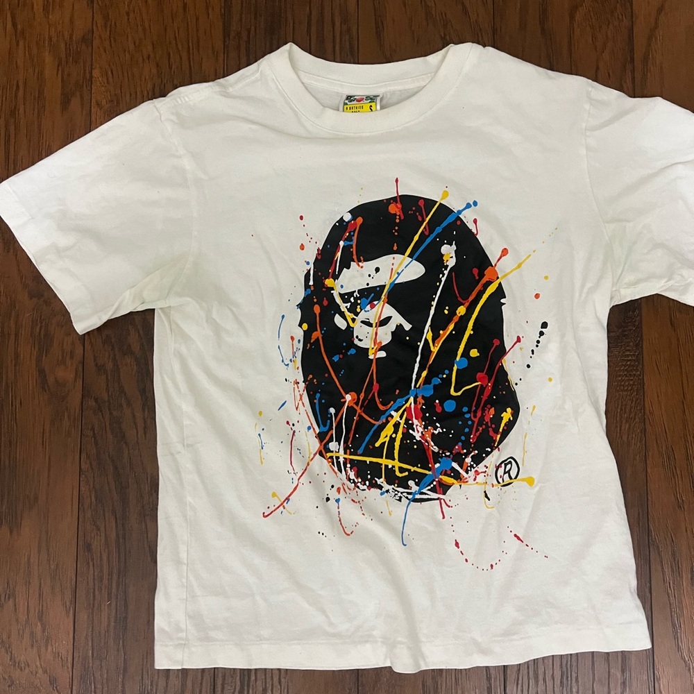 Bathing ape spray ground Tshirt